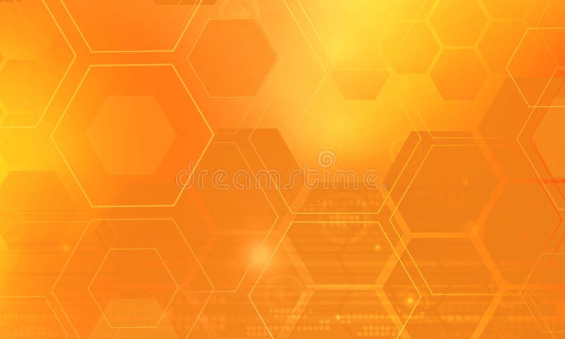 Hãy chiêm ngưỡng công nghệ trừu tượng đầy màu sắc với hình sáu cạnh màu cam đơn giản. Hình ảnh này chắc chắn sẽ làm say mê những ai yêu thích cách thức thiết kế đơn giản nhưng xuất sắc.