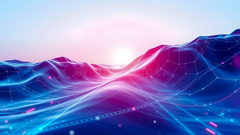 Abstract technology background. Vector illustration. Futuristic user interface design. stock image
