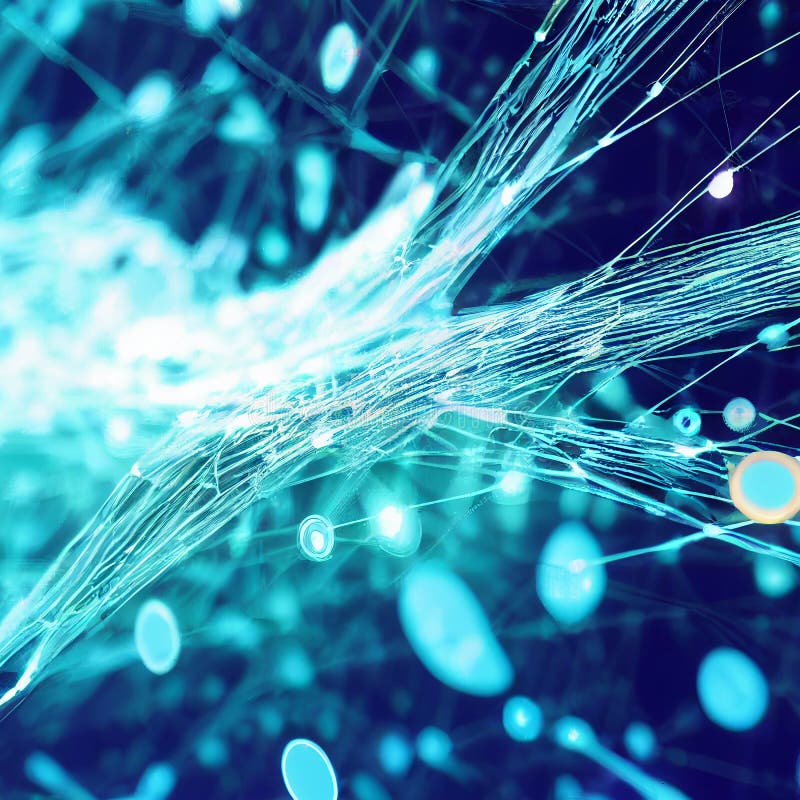 Abstract Technology Big Data Background. Big Data. Ai Generated