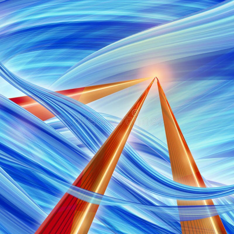 Abstract technology blue background illustration stock illustration Abstract technology blue background illustration stock illustration