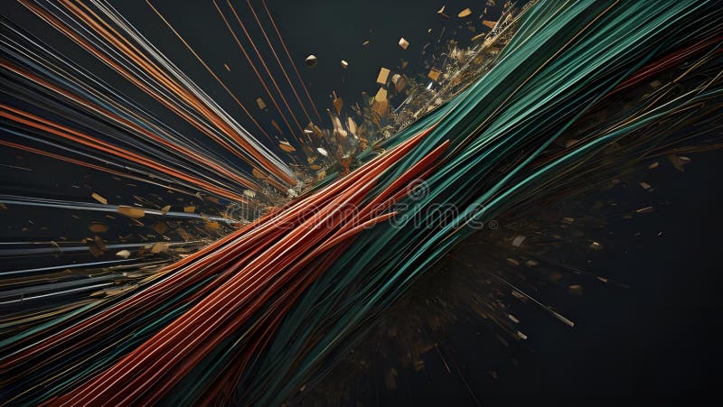 Abstract technology digital background. High tech background. generative ai royalty free illustration