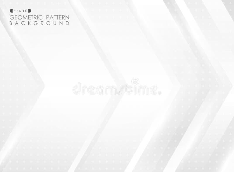 Abstract of technology futuristic arrow gradient gray pattern ba royalty free illustration