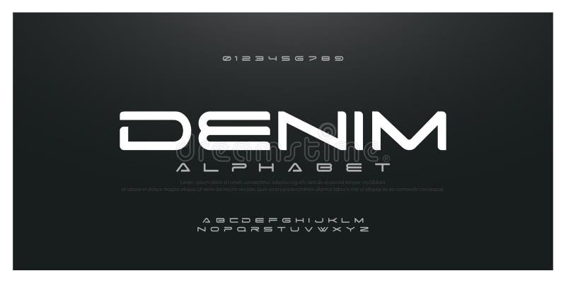 Abstract technology space font and alphabet. techno and fashion fonts designs. Typography digital sci-fi movie concept. vector