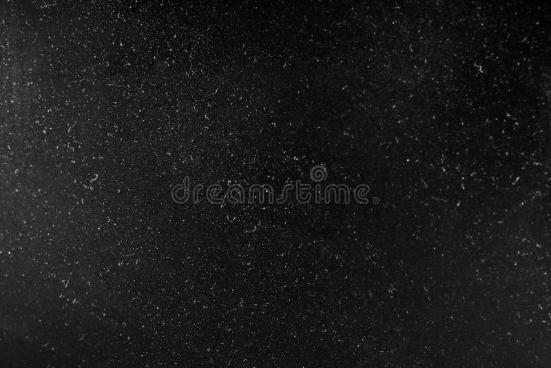 Abstract Texture with Dust and Spots of Light. Black Tone Glitter