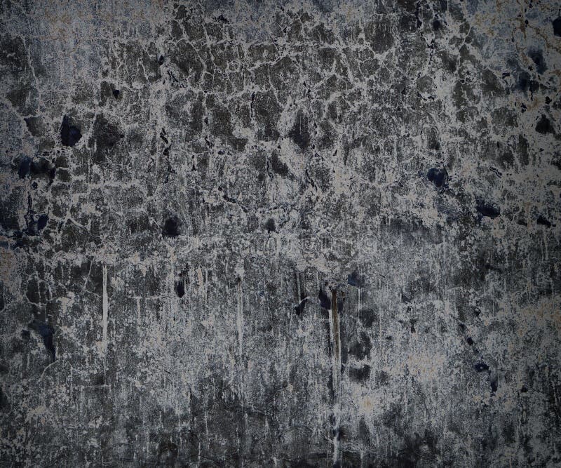 Abstract Texture of Old Wall Black and White Stock Photo - Image of ...