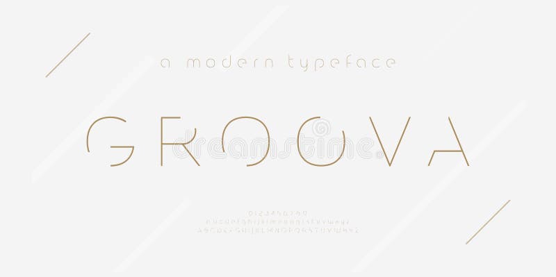 Abstract thin line font alphabet. Minimal modern fashion fonts and numbers. Typography typeface uppercase lowercase and number. vector illustration