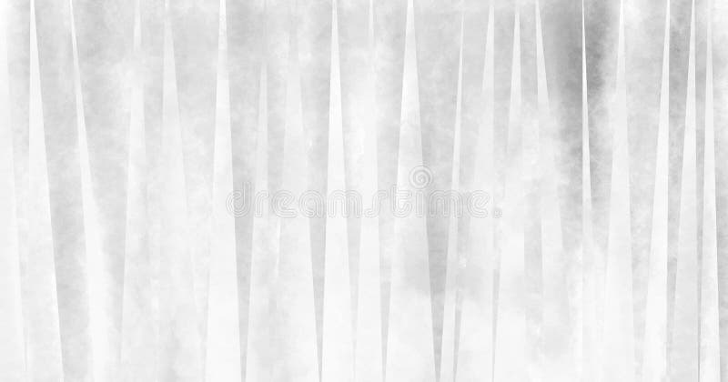 Abstract thin triangles in faded black and white shards in geometric pattern design, cool artsy modern art background, gray layout stock illustration