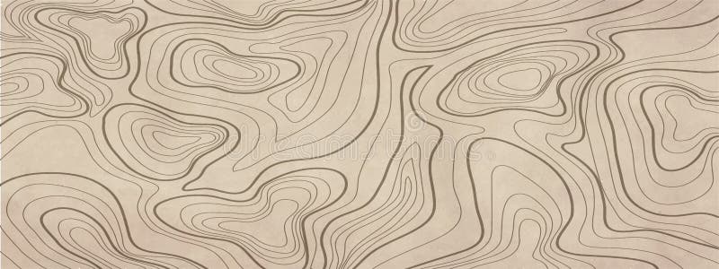 Abstract Topographic Map Background with Height Lines. Stock ...