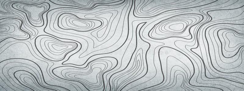 Abstract Topographic Map Background with Height Lines. Stock ...