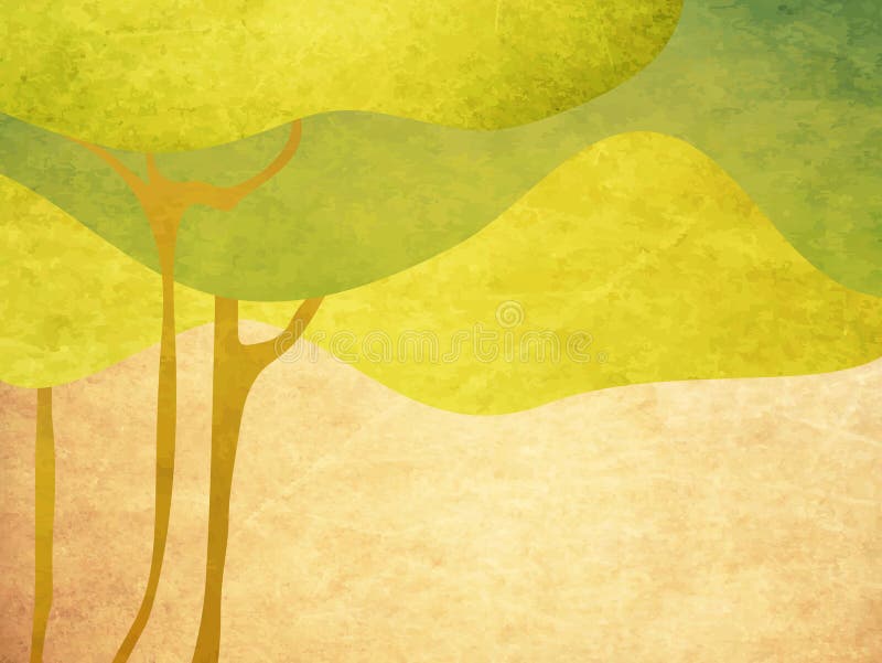 Abstract tree stock illustration