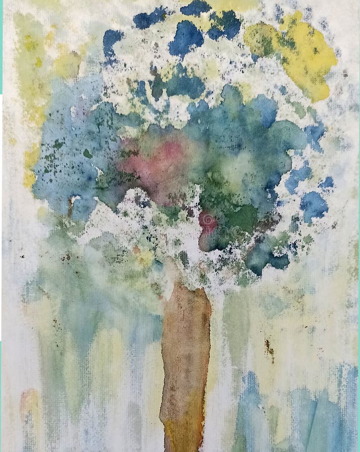 絵画 TREE drawing - The Great Oak Rooted deep, standing solemnly with