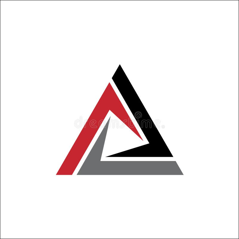 Abstract Triangle Sign illustration logo vector royalty free illustration Abstract Triangle Sign illustration logo vector royalty free illustration