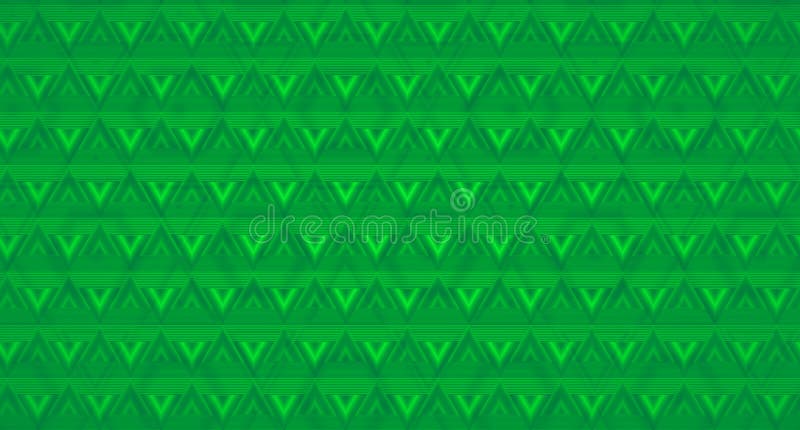 Abstract triangles pattern green colors, 3d render, computer graphics vector illustration