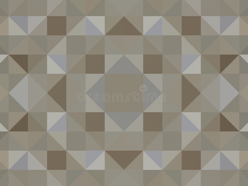 Abstract triangular pixelation. Multi-colored texture. Mosaic pattern consisting of triangles stock illustration