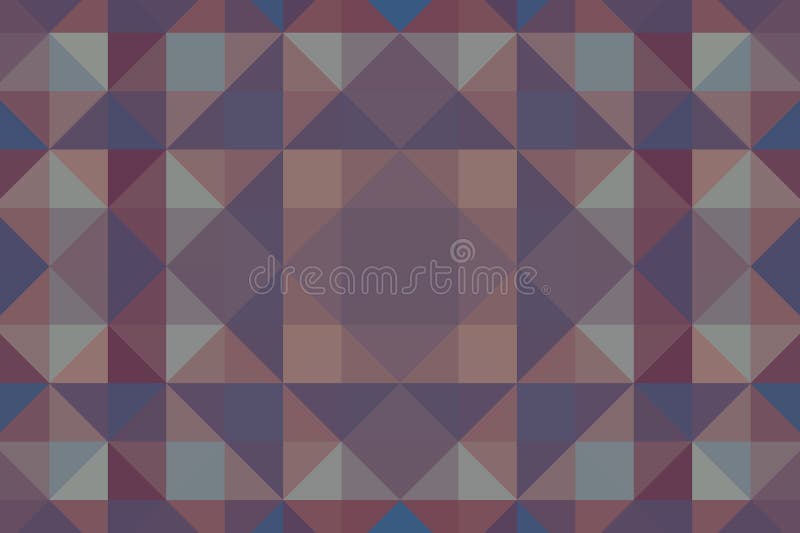 Abstract triangular pixelation. Multi-colored texture. Mosaic pattern consisting of triangles stock illustration