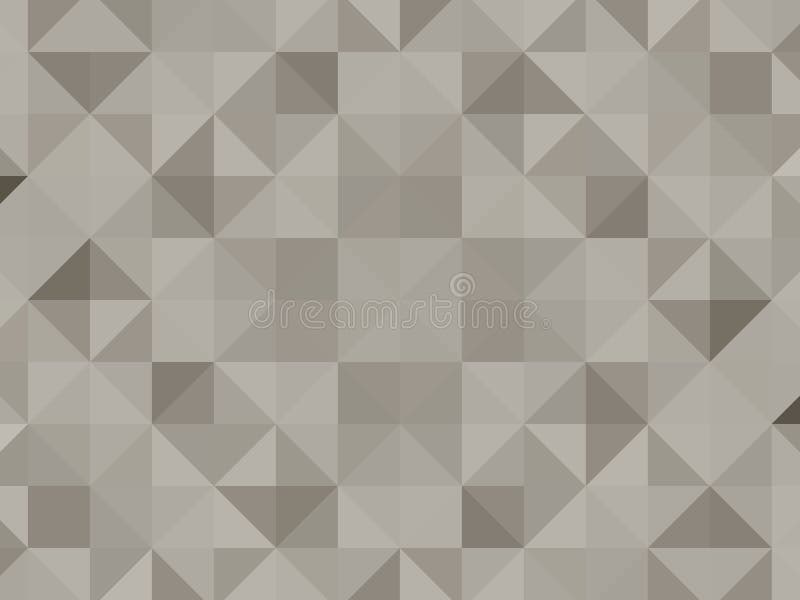 Abstract triangular pixelation. Multi-colored texture. Mosaic pattern consisting of triangles stock illustration