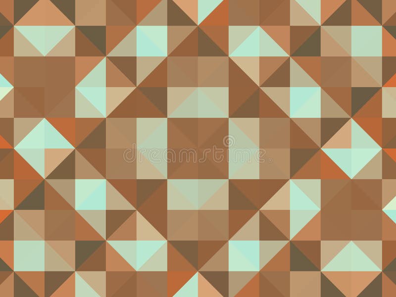 Abstract triangular pixelation. Multi-colored texture. Mosaic pattern consisting of triangles stock illustration