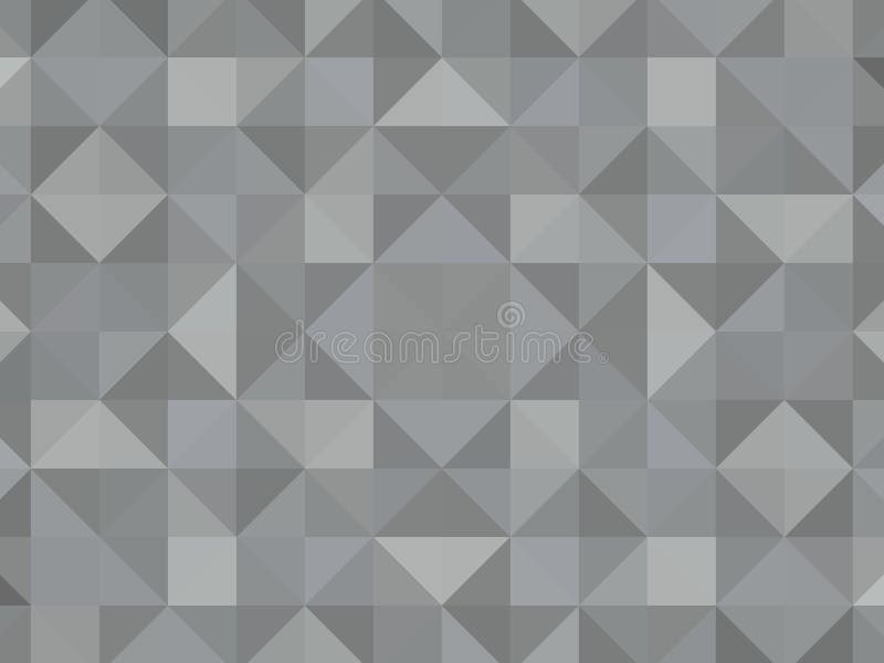 Abstract triangular pixelation. Multi-colored texture. Mosaic pattern consisting of triangles stock illustration