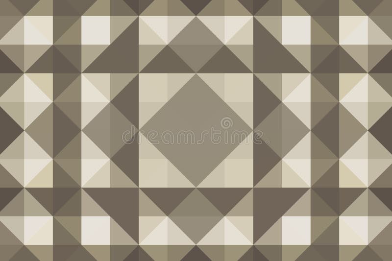 Abstract triangular pixelation. Multi-colored texture. Mosaic pattern consisting of triangles stock illustration