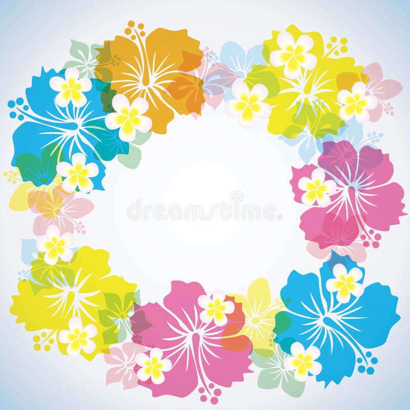 Abstract Tropical background royalty free illustration
