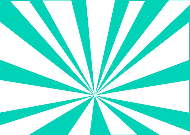 Abstract Turquoise Sun Burst Background - PNG Raster Design