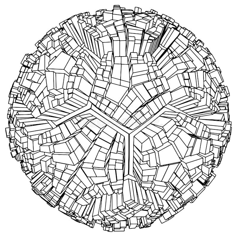 Abstract Urban City Football Soccer Globe Vector royalty free illustration Abstract Urban City Football Soccer Globe Vector royalty free illustration