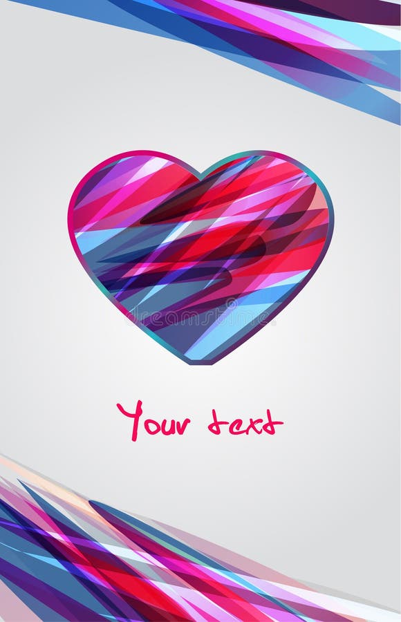 Abstract valentine background