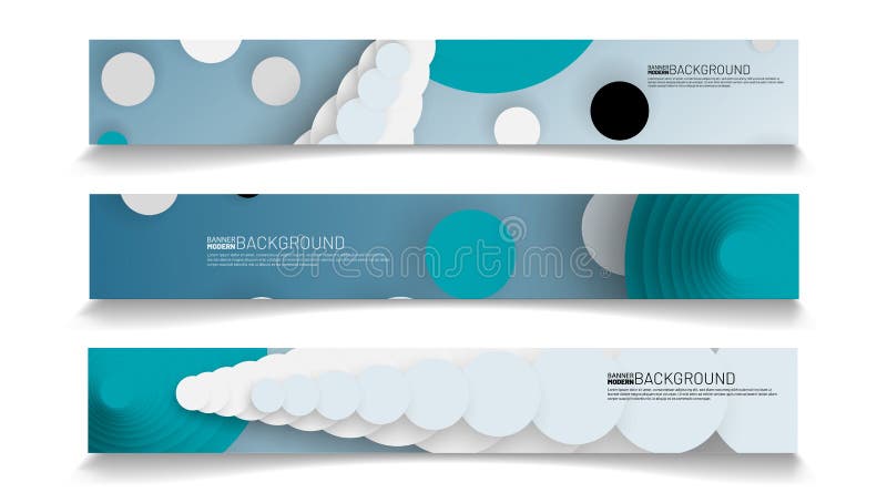 Abstract vector background banner template. rectangular design collection stock illustration