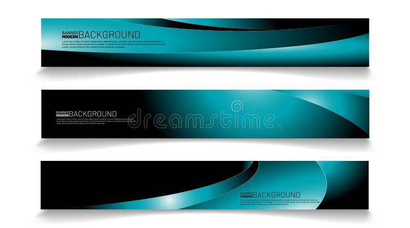 Abstract vector background banner template. rectangular design collection royalty free illustration