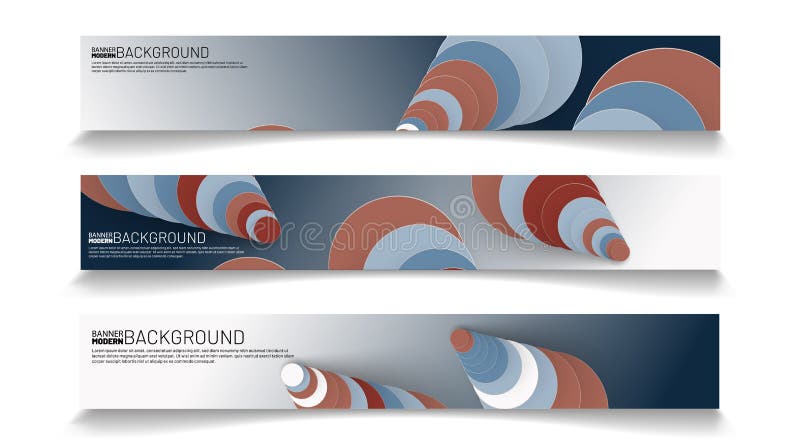 Abstract vector background banner template. rectangular design collection vector illustration