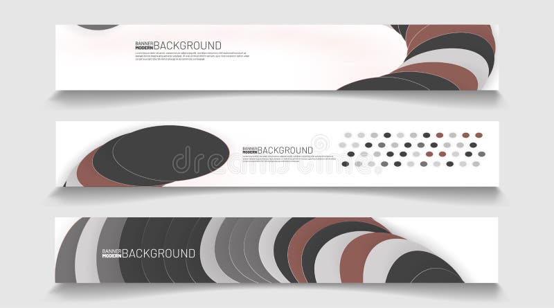 Abstract vector background banner template. rectangular design collection royalty free illustration