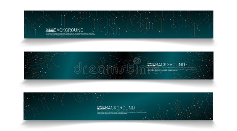 Abstract vector background banner template. rectangular design collection vector illustration