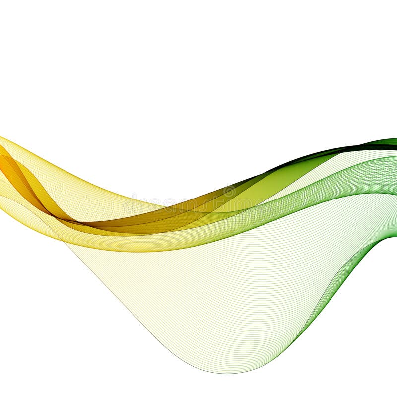 Abstract vector background, color waved lines for brochure, website, flyer design. Transparent smooth wave. eps 10 stock illustration