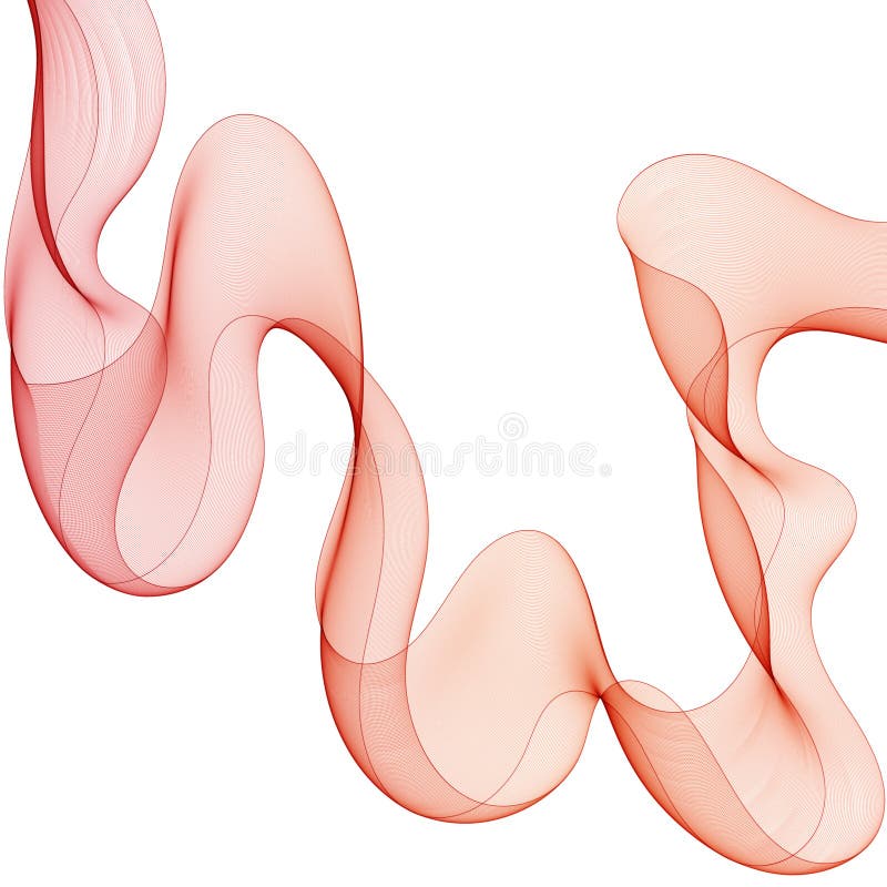 Abstract vector background. Design element - colored waves. red wave. Template for advertising, computer background. eps 10 royalty free illustration