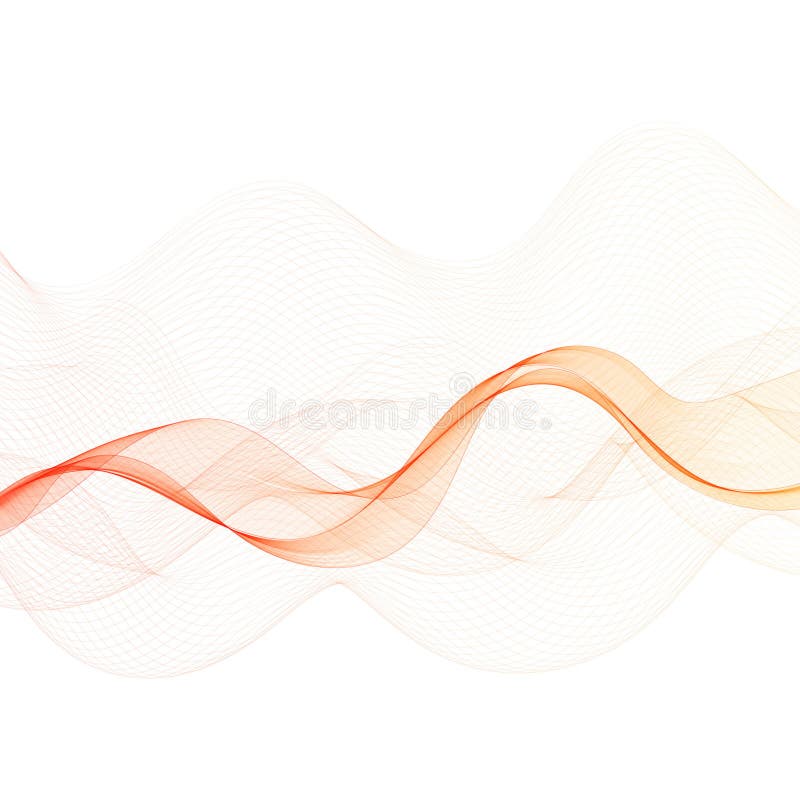 Abstract vector background. Design element - colored waves. red wave. Template for advertising, computer background. Eps 10 royalty free illustration