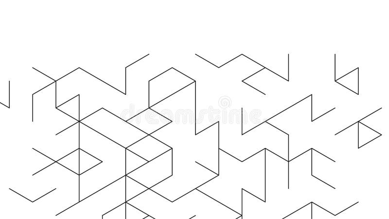 Abstract vector background. Polygon vector illustration. Technology futuristic design. Black cube shape pattern. Geometric lines. Digital backdrop royalty free illustration Abstract vector background. Polygon vector illustration. Technology futuristic design. Black cube shape pattern. Geometric lines. Digital backdrop royalty free illustration