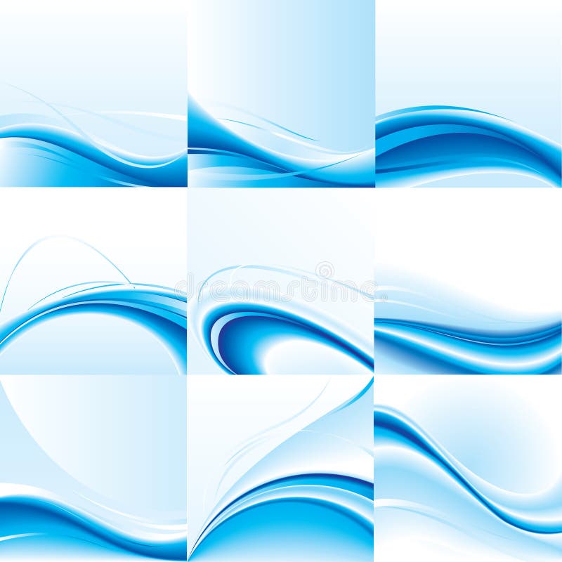 Abstract vector background set