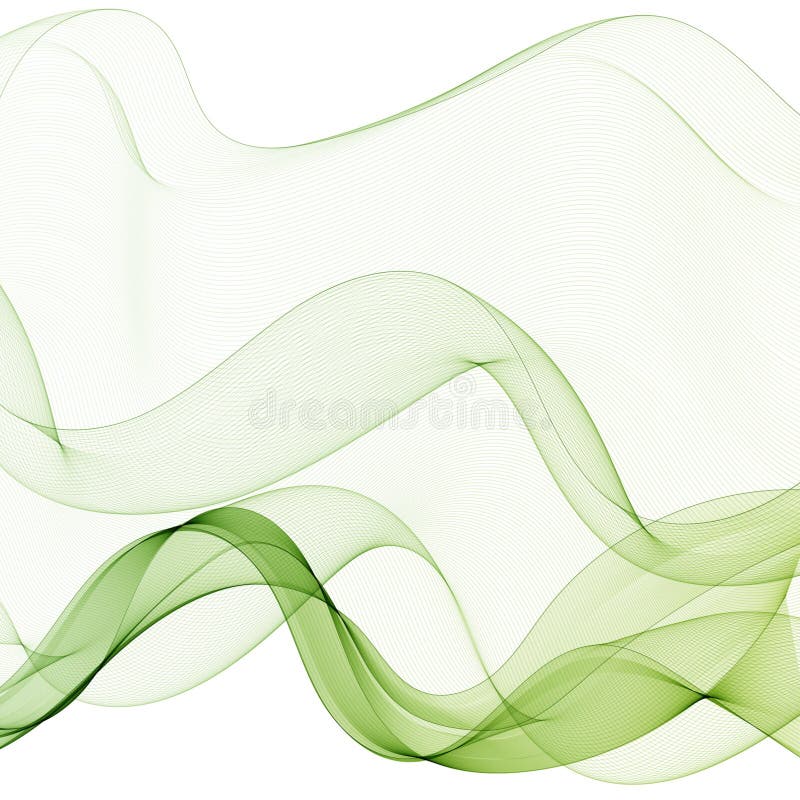 Abstract vector background with smooth color wave. Smoke wavy lines. eps 10 royalty free illustration