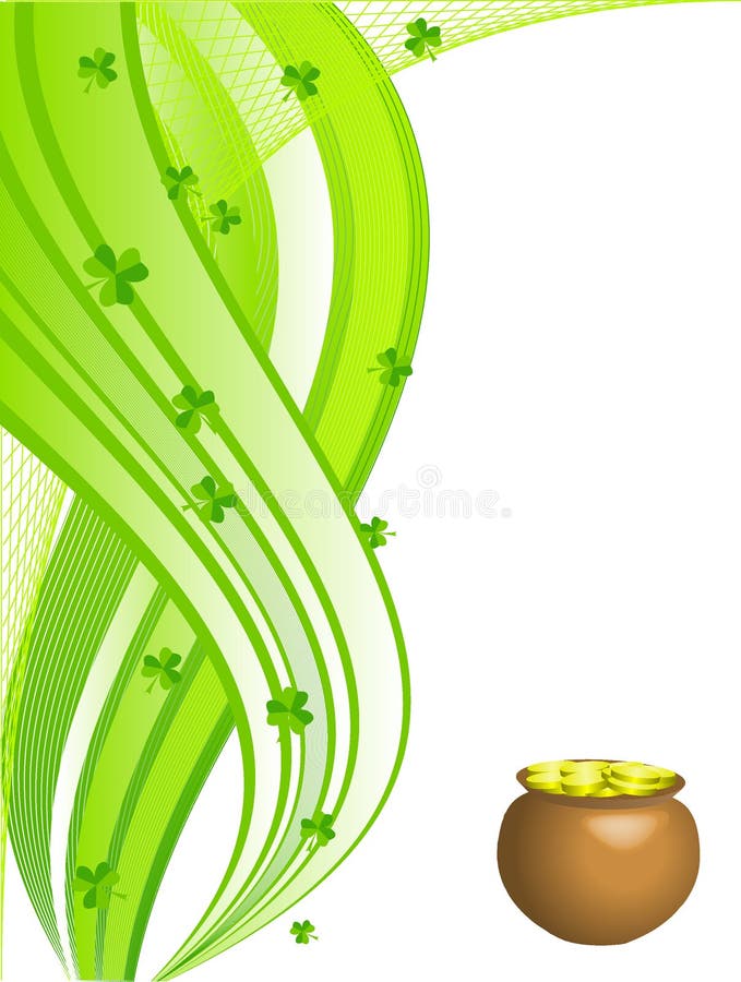 Abstract vector background St. Patrick s Day