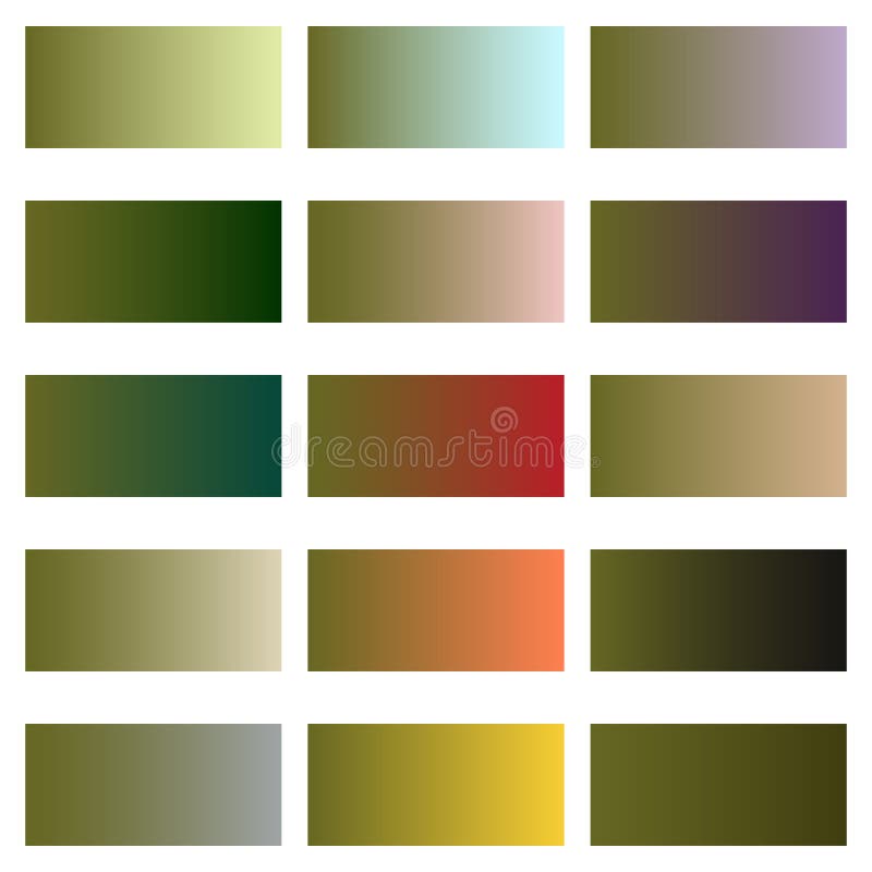 Abstract vector background. Transition from olive shade to other shades royalty free illustration