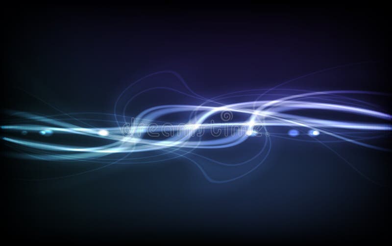 Abstract Vector Background - Transparent Lights