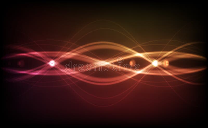 Abstract Vector Background - Transparent Lights