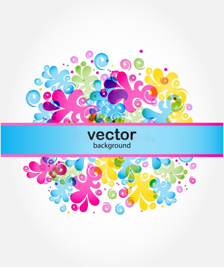 Abstract vector card