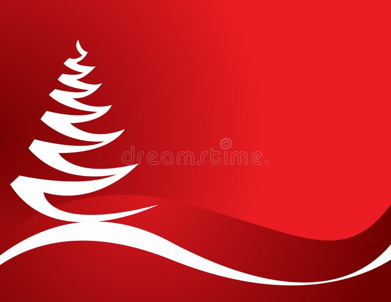 Abstract vector Christmas tree