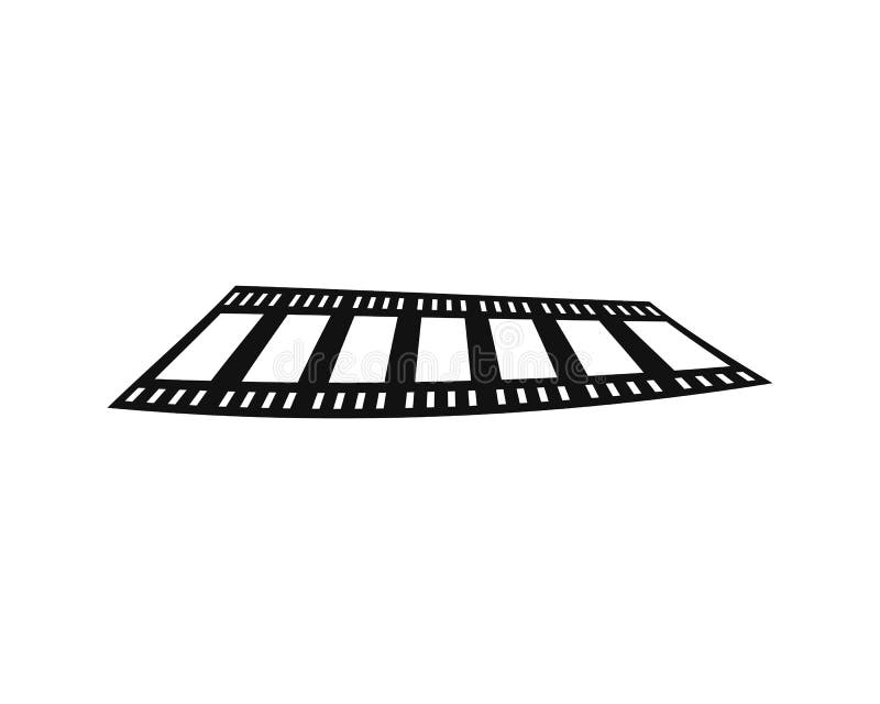 abstract vector de illustratiemalplaatje van het filmpictogram stock illustratie abstract vector de illustratiemalplaatje van het filmpictogram stock illustratie