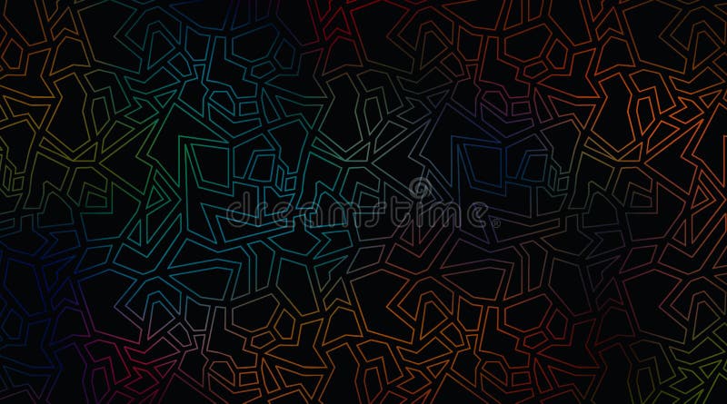 Dark Wallpaper in Abstract Pattern Shaded Design Multicolor. Cool Gaming  Concept Wallpaper Background in Vector Line Patter. Stock Vector -  Illustration of patter, multicolor: 180687171