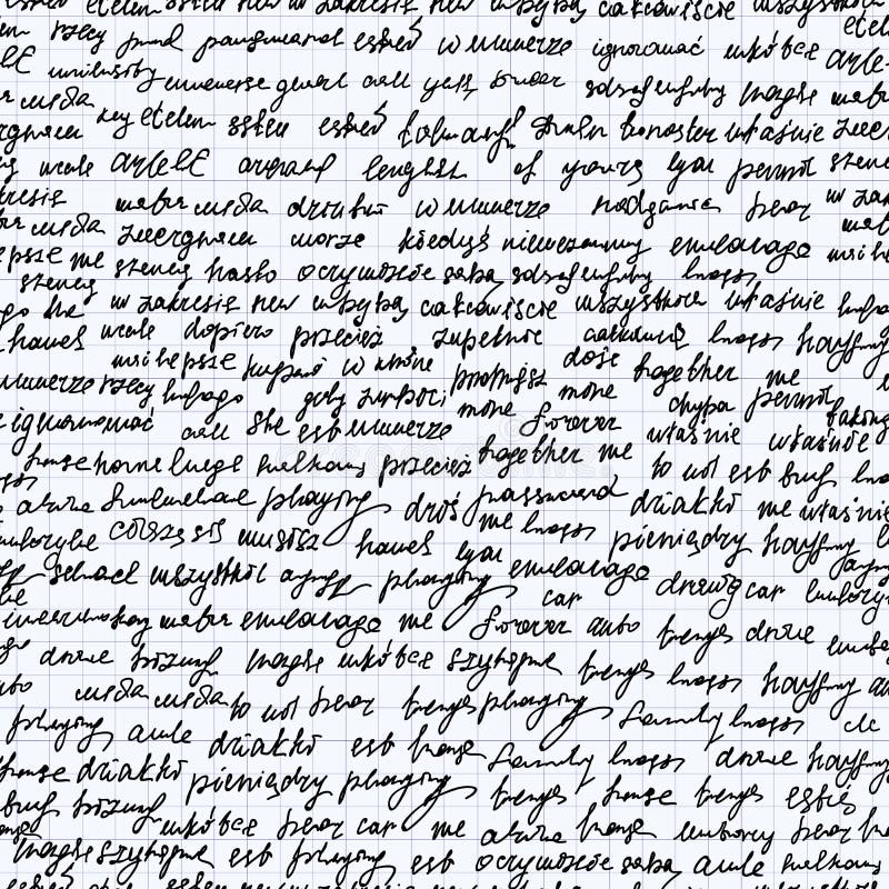 letters on grid paper