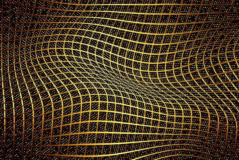 Abstract Vector Golden Line Art Background Luxury Gold Modern Stock