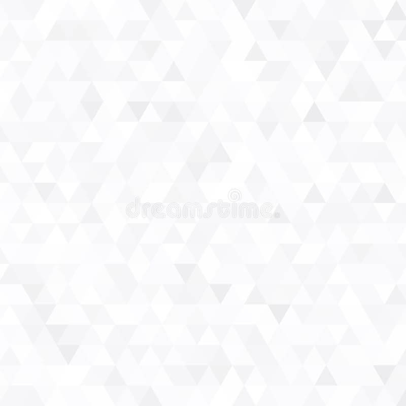 Abstract vector gray triangle background. Geometric white texture pattern