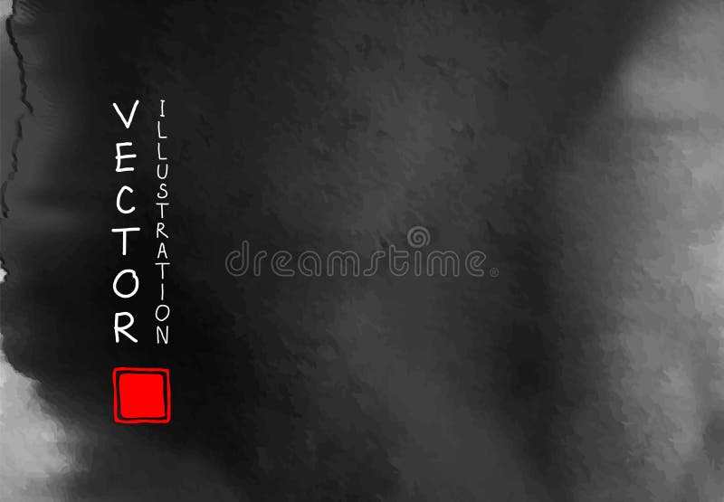 Abstract vector hand-drawn watercolor background. Color backdrop vector illustration